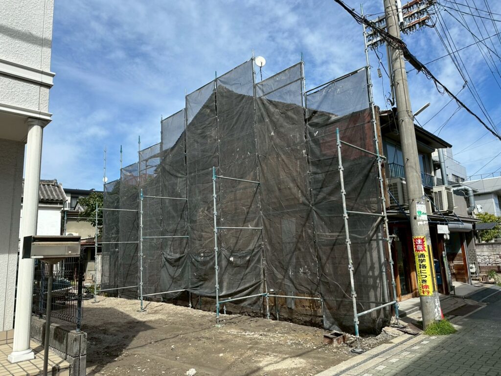 仮設足場組立